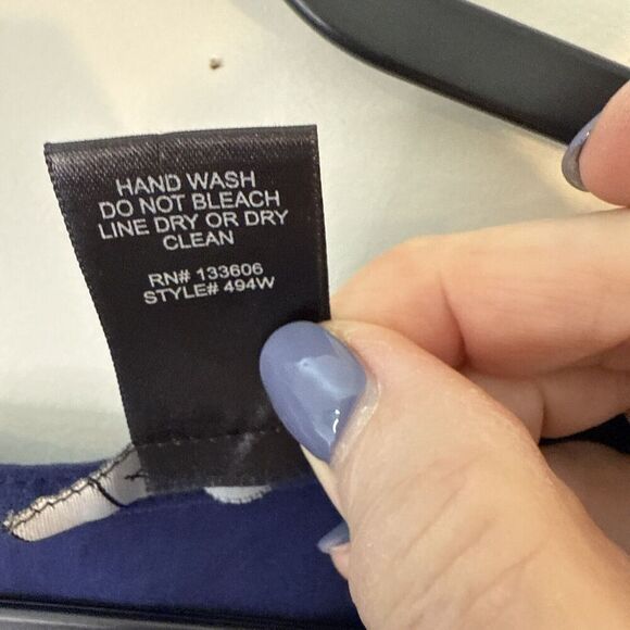 Royal Blue, Ashley Stewart Cold Shoulder Ruched Shift Dress Size 24 - Picture 4 of 13